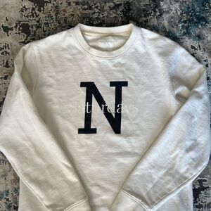 Saturdays New York City Cream Sweater with Black 'N'